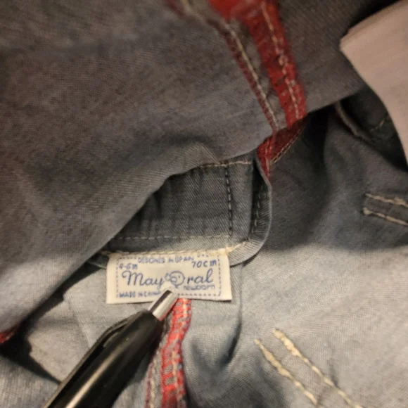 Mayoral Baby Overalls Unisex 4-6months - Picture 10 of 10